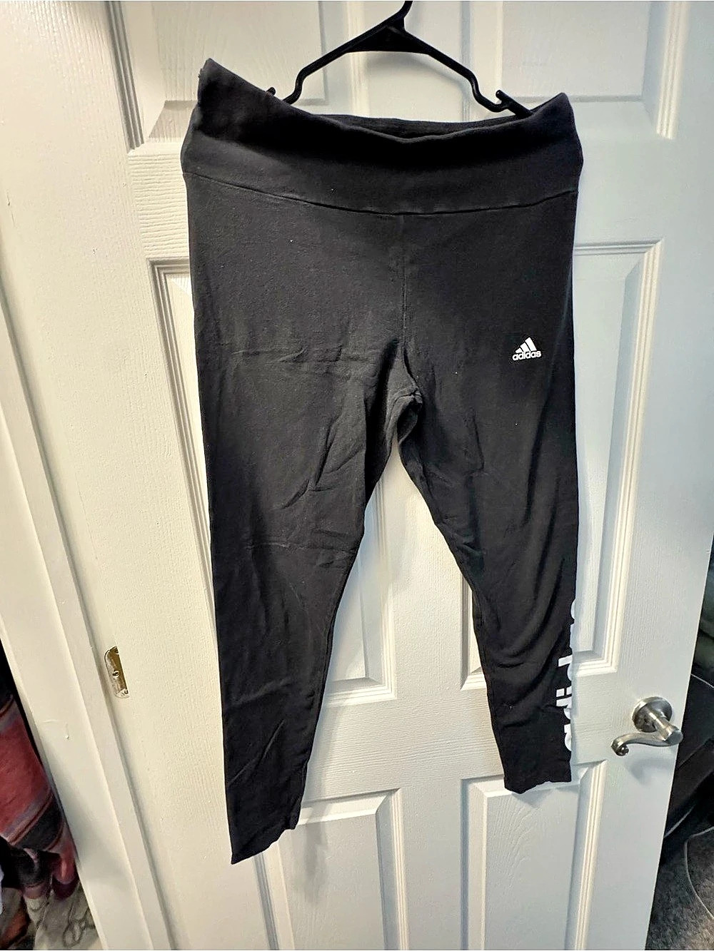 adidas Essentials Linear Leggings Black Size Large